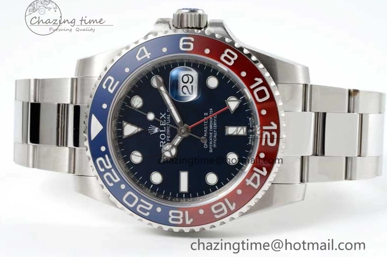 Blue CHS Edition Steel Red APSF Ceramic Dial II GMT-Master 904L 126719 Best BLRO Blue VR3285 1:1 0518